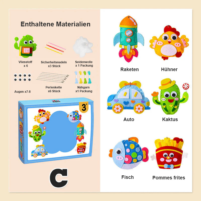 DIY Puppe nähen Spielzeug