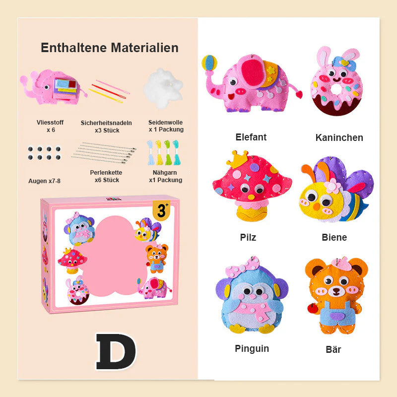 DIY Puppe nähen Spielzeug