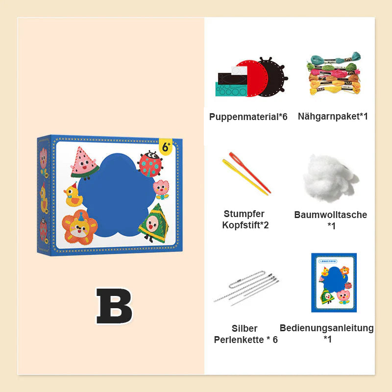 DIY Puppe nähen Spielzeug