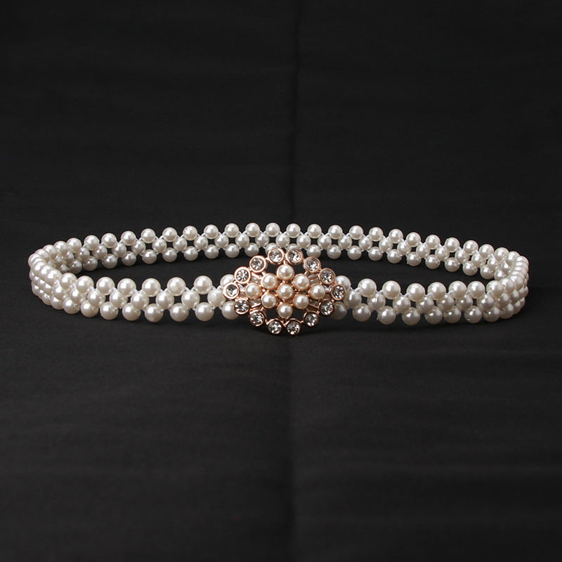 Perlen-Taillenkette für Frauen