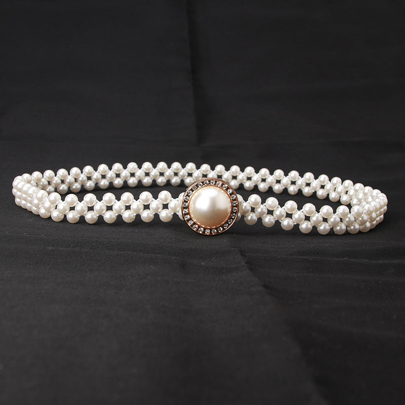 Perlen-Taillenkette für Frauen