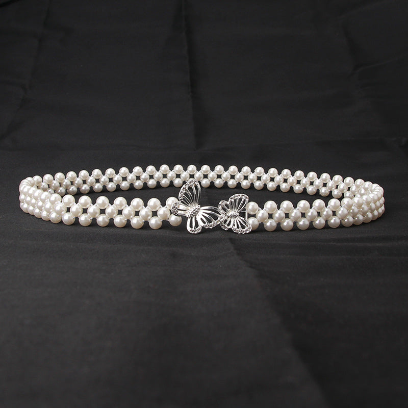 Perlen-Taillenkette für Frauen