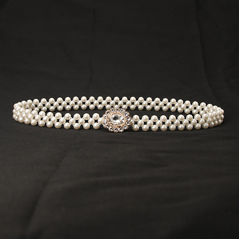 Perlen-Taillenkette für Frauen