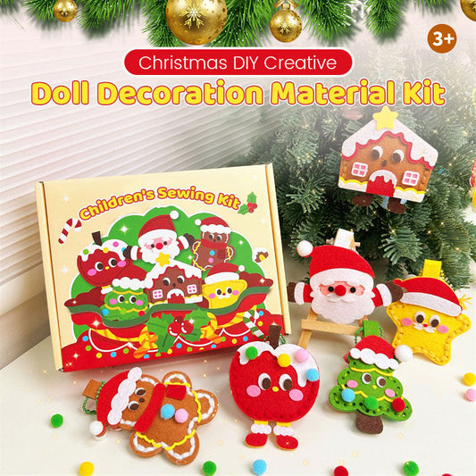 DIY-Weihnachtsschmuck-Nähset für Kinder