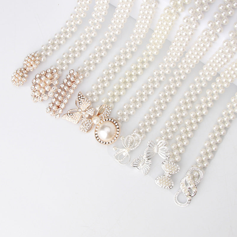 Perlen-Taillenkette für Frauen