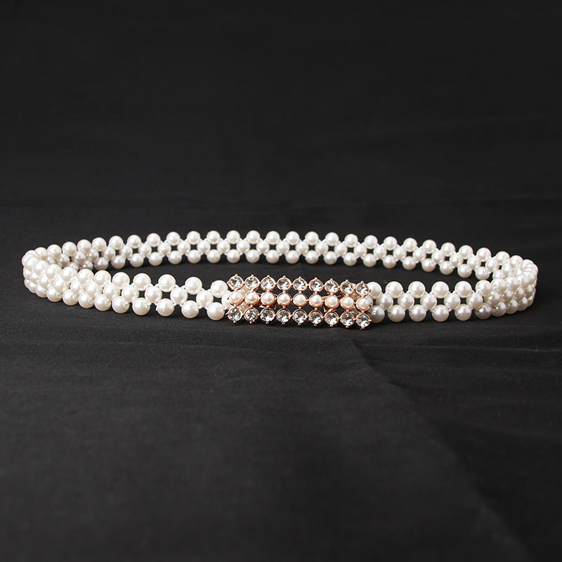 Perlen-Taillenkette für Frauen